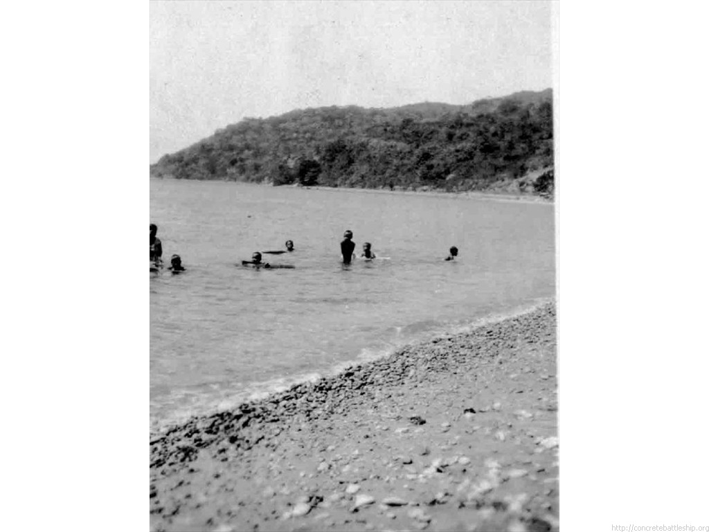 Corregidor - kids in surf Barrio - 1933