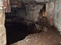 The collapsed floor above the forward powder magazine. It is now awash.